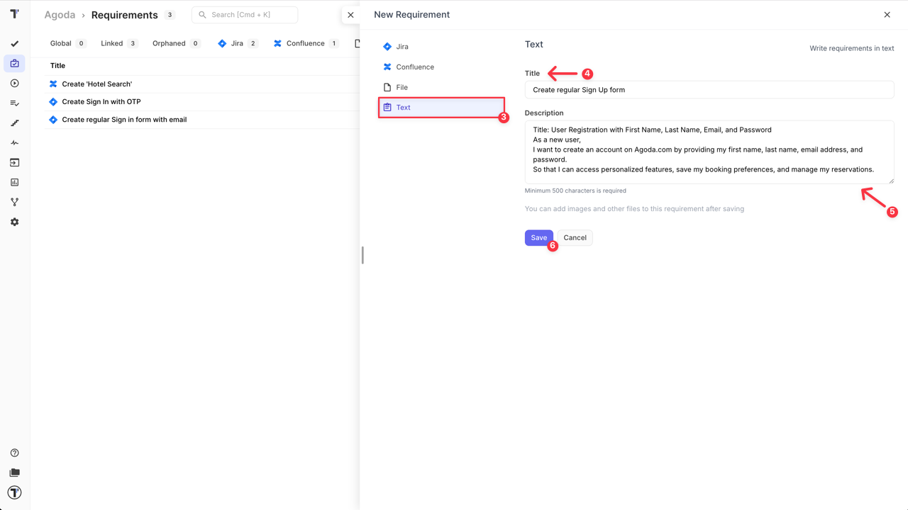 Testomat.io - Files & Text as a Requirement Source
