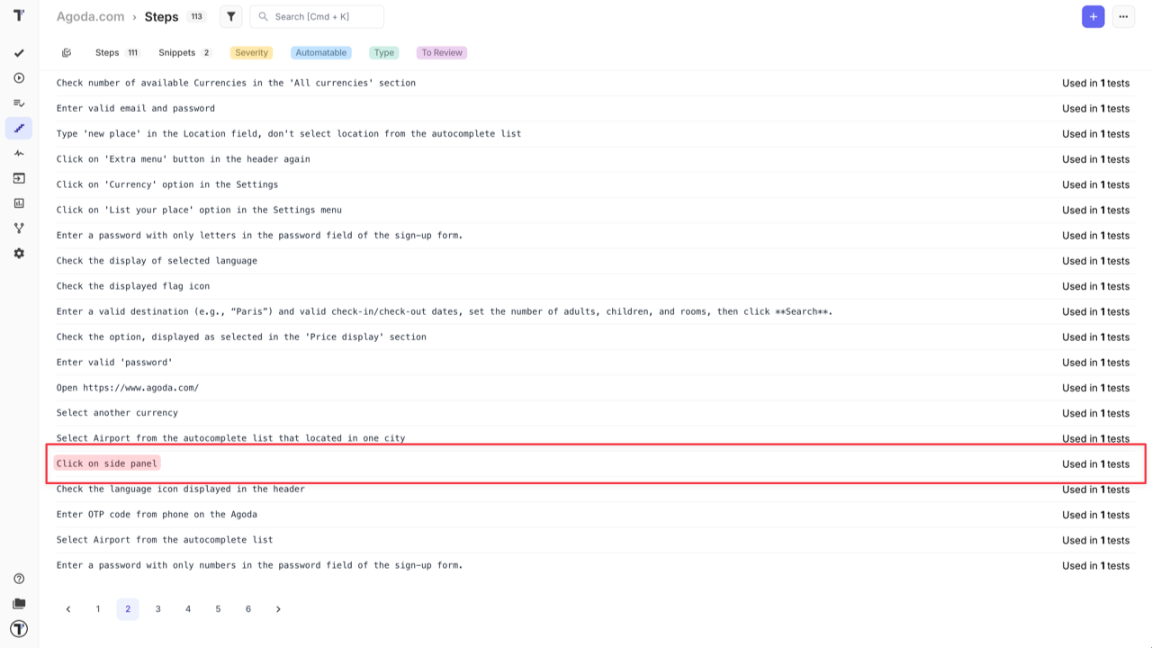 Testomat.io - Add Steps